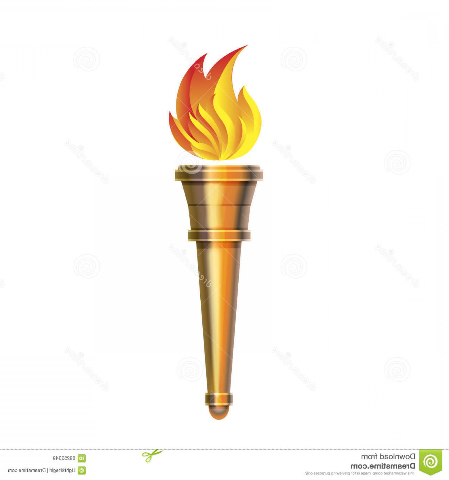 1560x1668 Stock Illustration Torch Icon Vector Hot Flame Power Flaming Heat