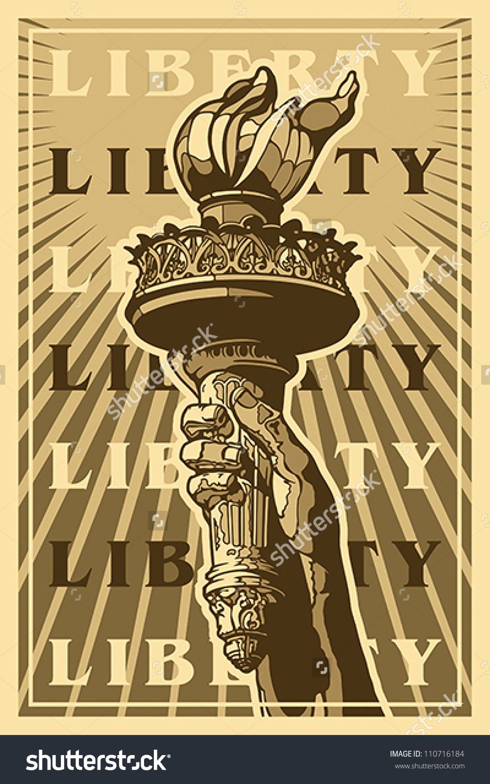 1000x1600 Statue Of Liberty Torch Vector