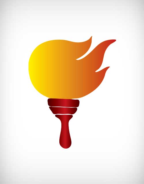500x639 Torch Vector