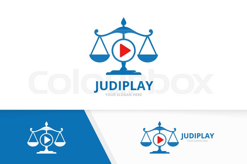 800x533 Vector Libra And Play Button Logo Stock Vector Colourbox