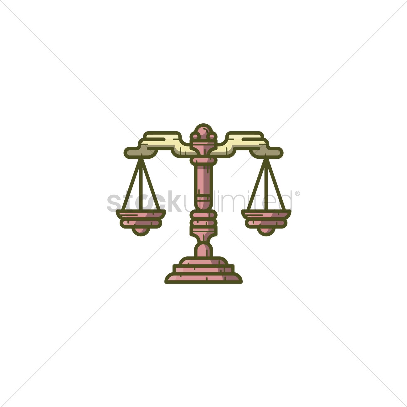 1300x1300 Libra Vector Image