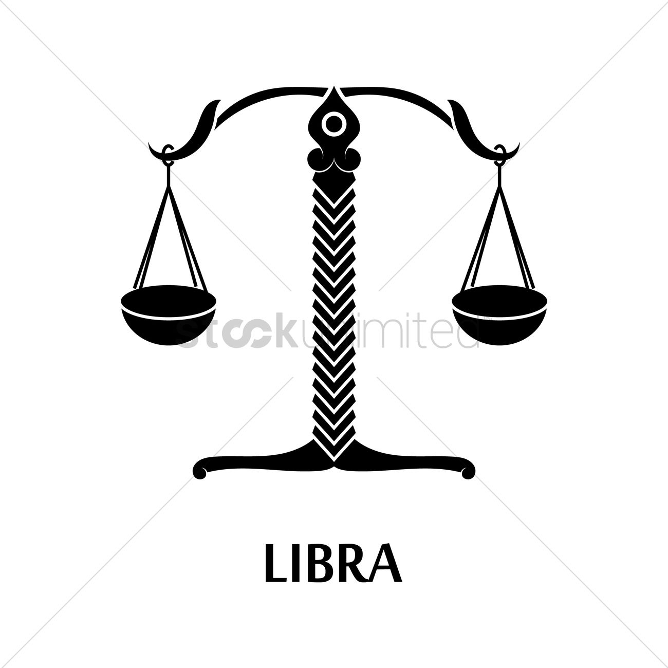 1300x1300 Libra Vector Image
