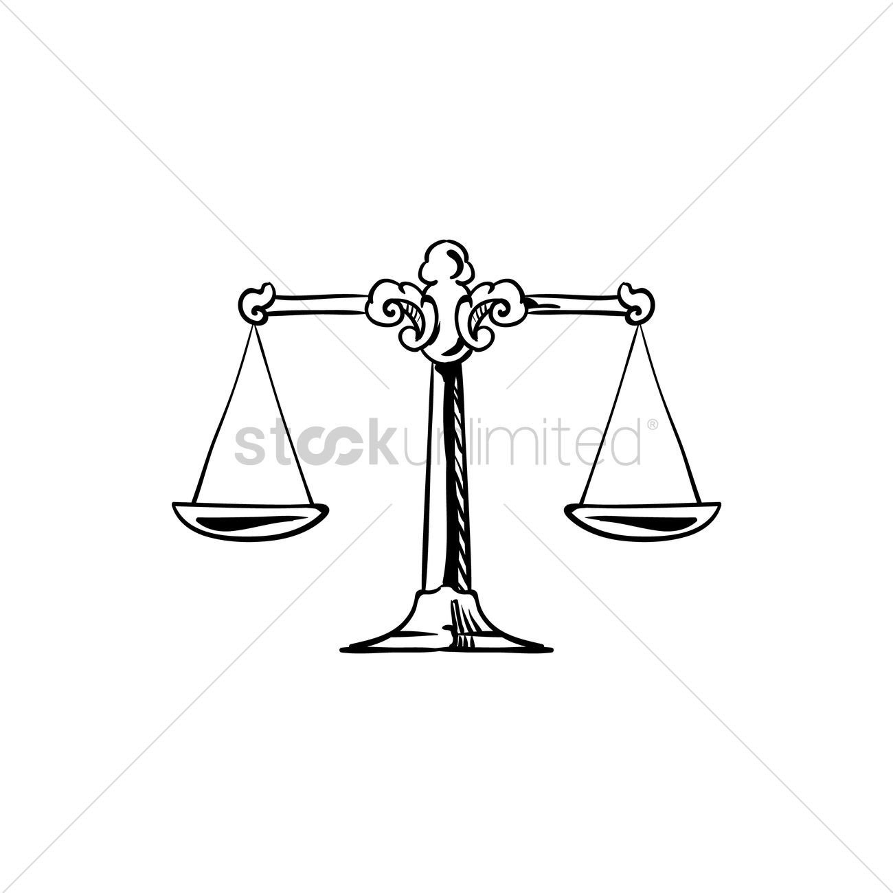 1300x1300 Libra Vector Image