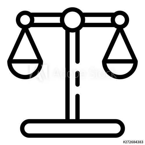 500x500 Libra Icon Outline Libra Vector Icon For Web Design Isolated