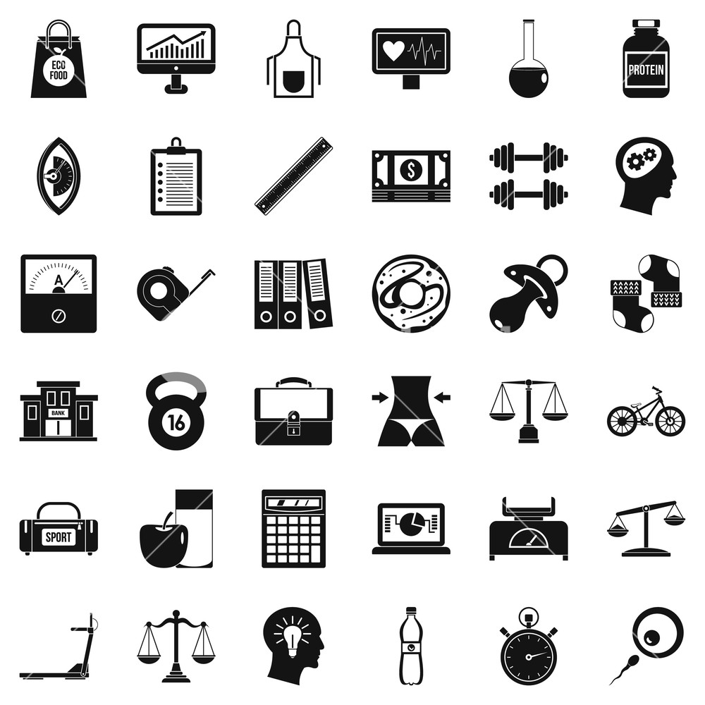 1000x1000 Libra Icons Set Simple Style Of Libra Vector Icons For Web