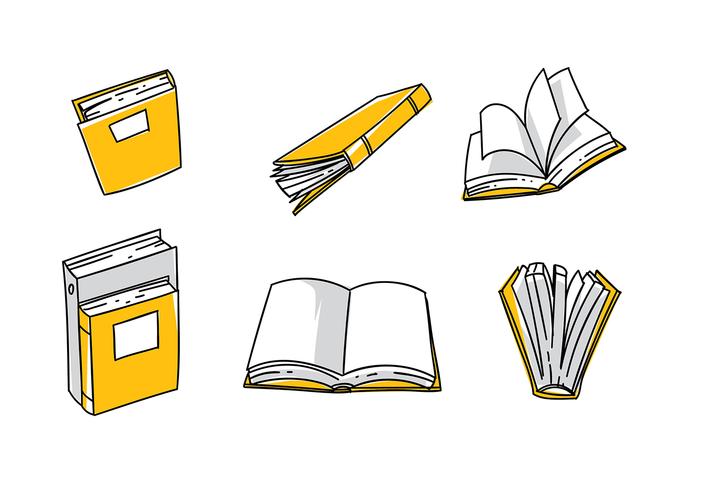 701x490 Libro Hand Drawn Free Vector