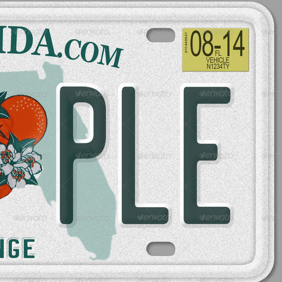 License Plate Template Vector at Collection of