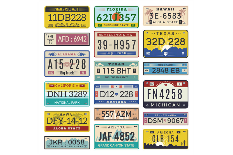 free printable printable license plate template