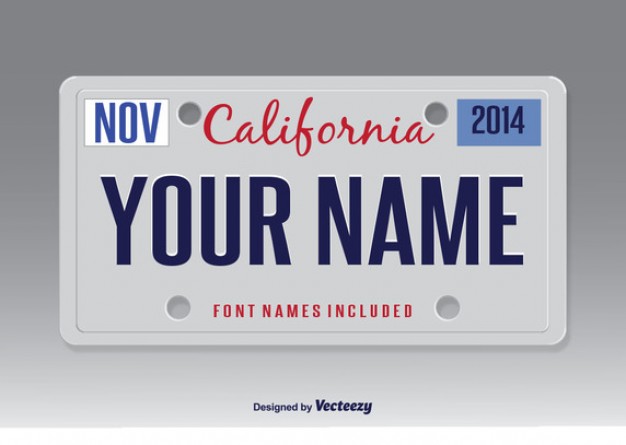 Car License Vector Stock Images 626x445 Car License Vector Stock Images