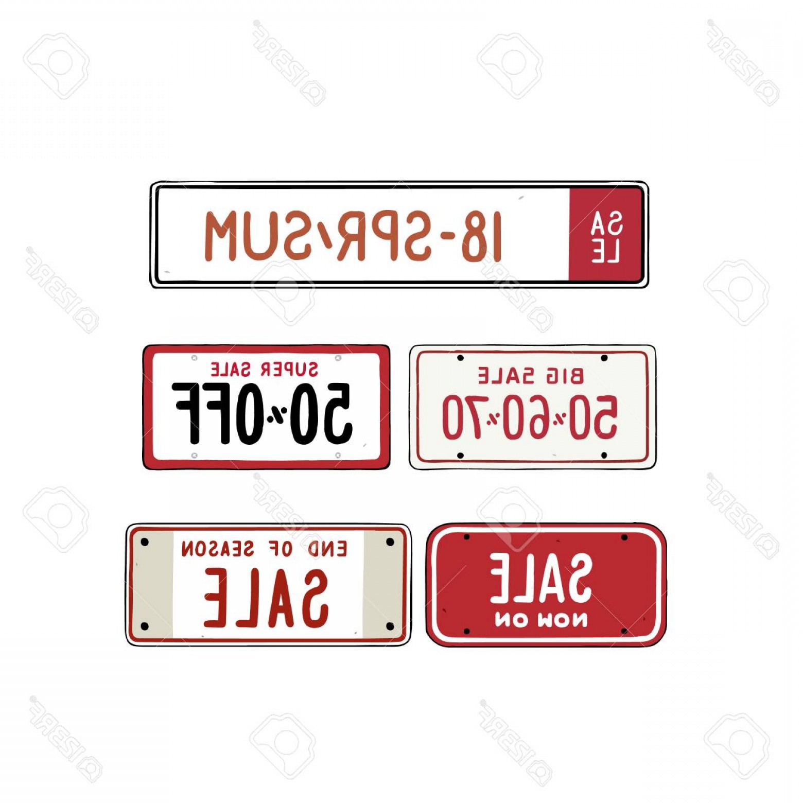 Photostock Vector Hand Drawn Vector Illustration Of Sale License 1560x1560 Photostock Vector Hand Drawn Vector Illustration Of Sale License