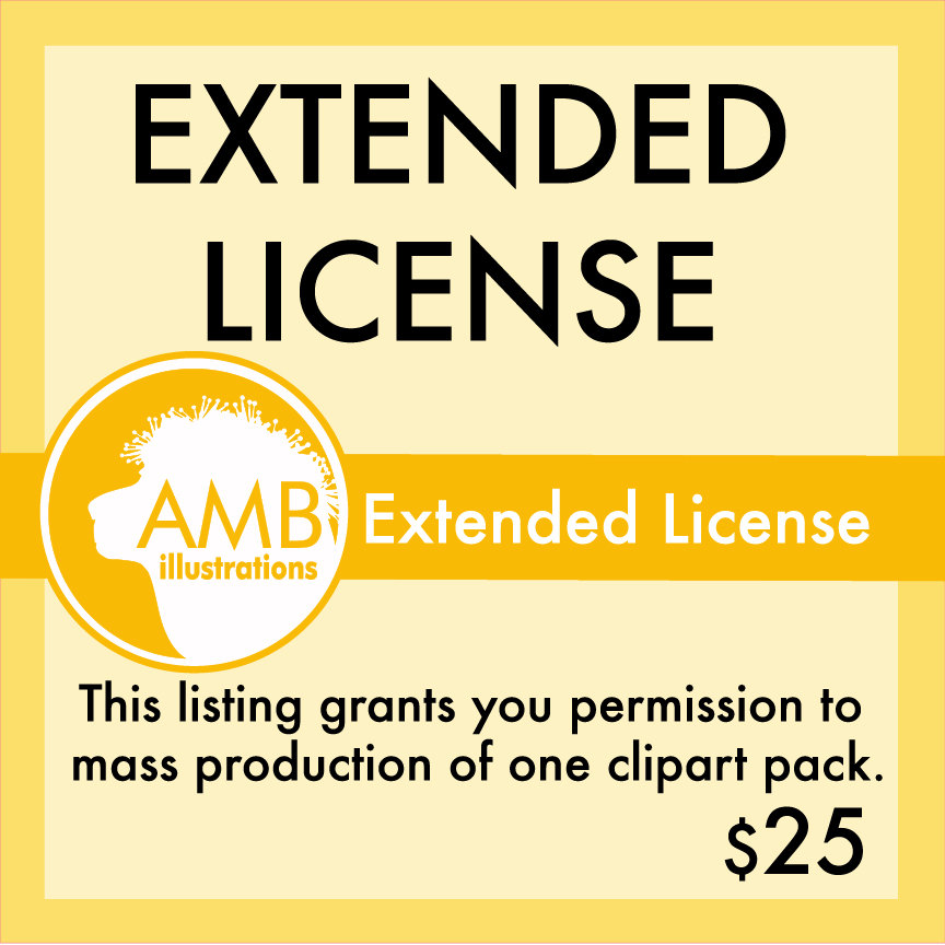 Extended Production License For Clipart, Vector Graphics, Digital 864x864 Extended Production License For Clipart, Vector Graphics, Digital