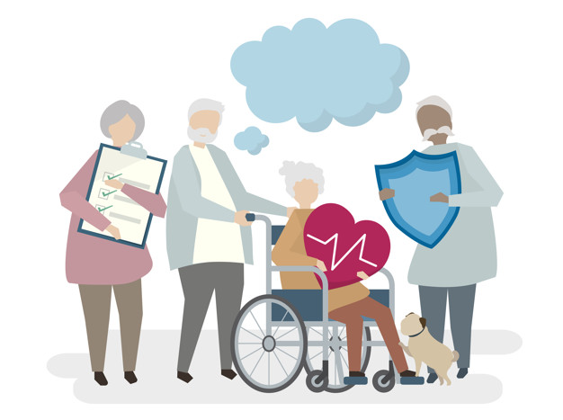 Illustration Of Seniors With Life Insurance Vector Free Download 626x467 Illustration Of Seniors With Life Insurance Vector Free Download