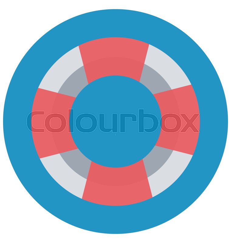 760x800 Life Ring, Life Belt, Isolated Vector Stock Vector Colourbox
