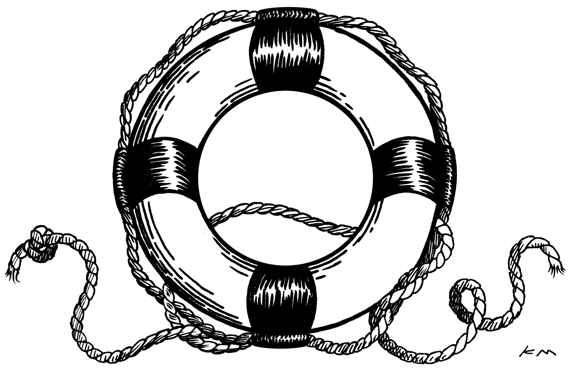 1978x1273 Collection Of 'life Ring Drawing' Download More Than Images