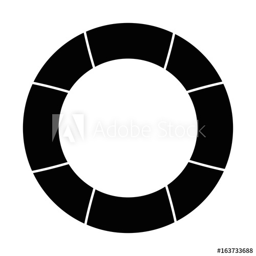 500x500 Nautical Life Ring Icon Vector Illustration Graphic Design