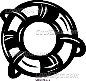 300x283 Life Ring Vector Clip Art