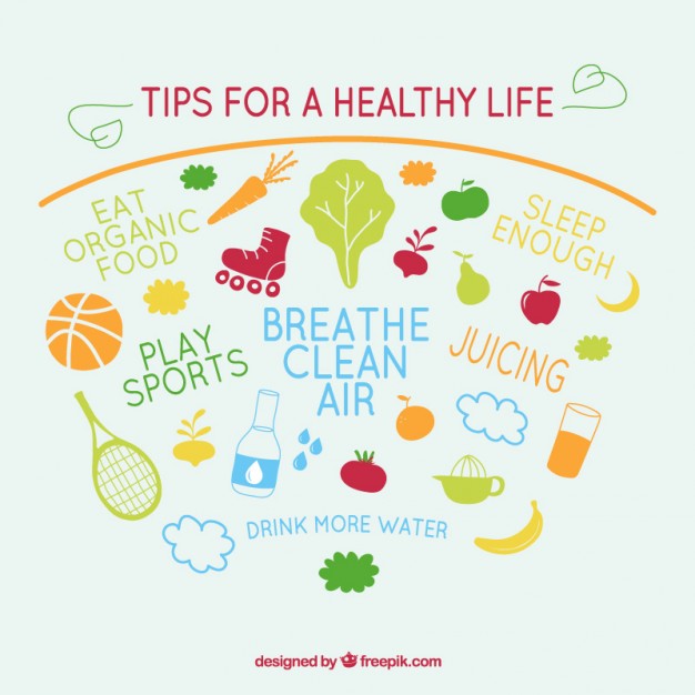 626x626 Tips For Healthy Life Vector Vector Free Download