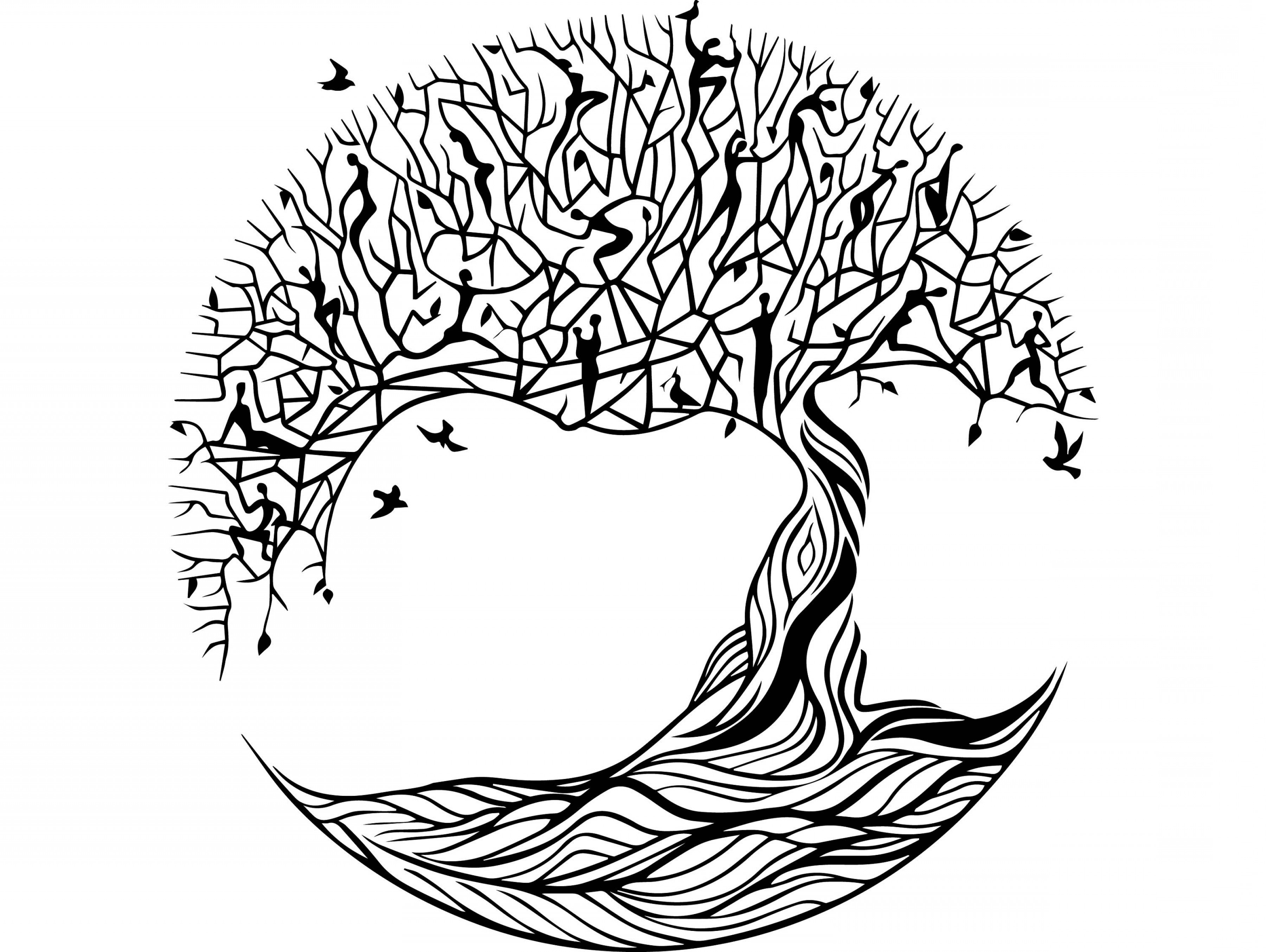 3600x2707 Tree Life Leaf Plant Ornament Floral Soidergi