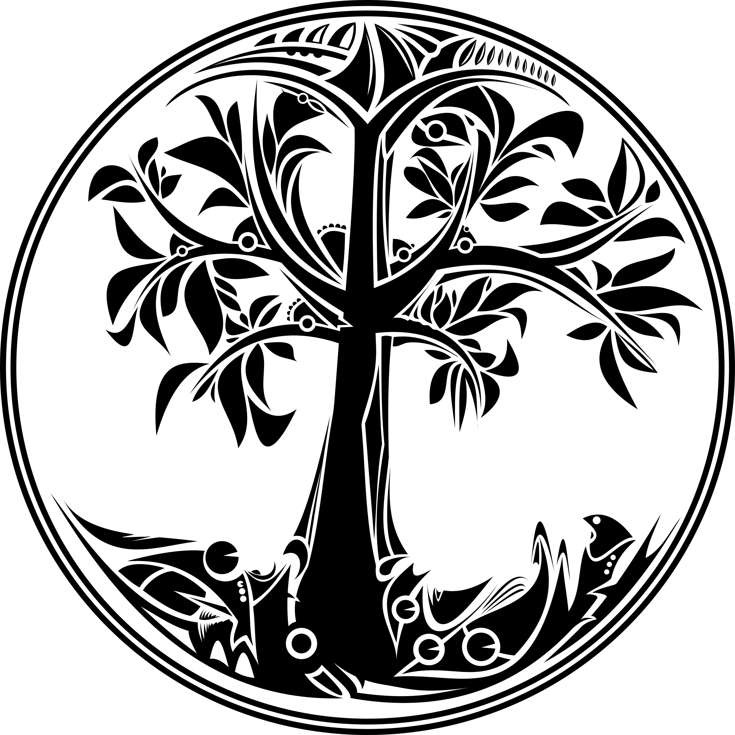 2400x2400 Tree Of Life Vector Image
