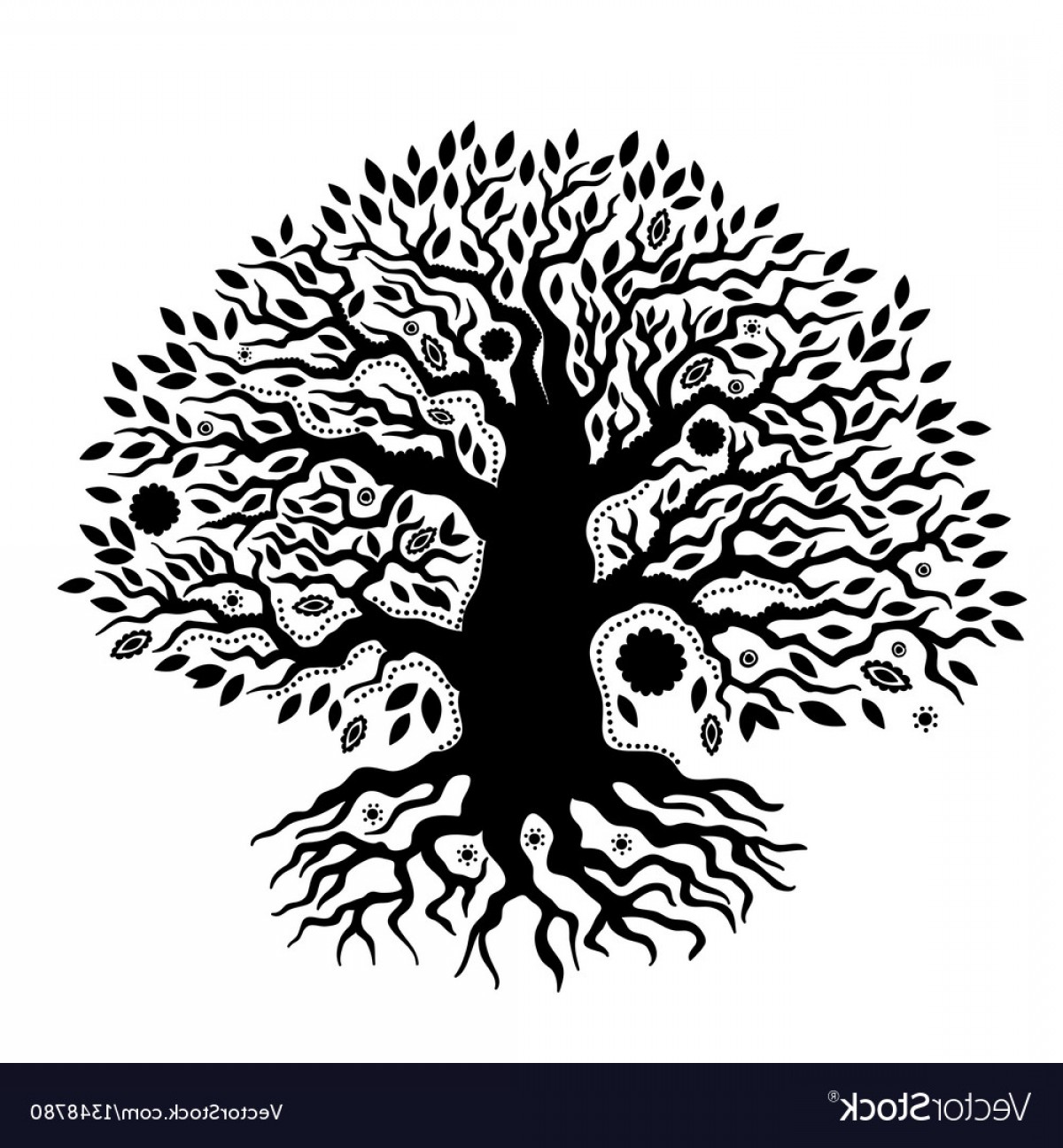 1200x1296 Beautiful Vintage Hand Drawn Tree Of Life Vector Soidergi