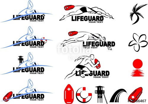 500x354 Lifeguard Logos Stock Image And Royalty Free Vector