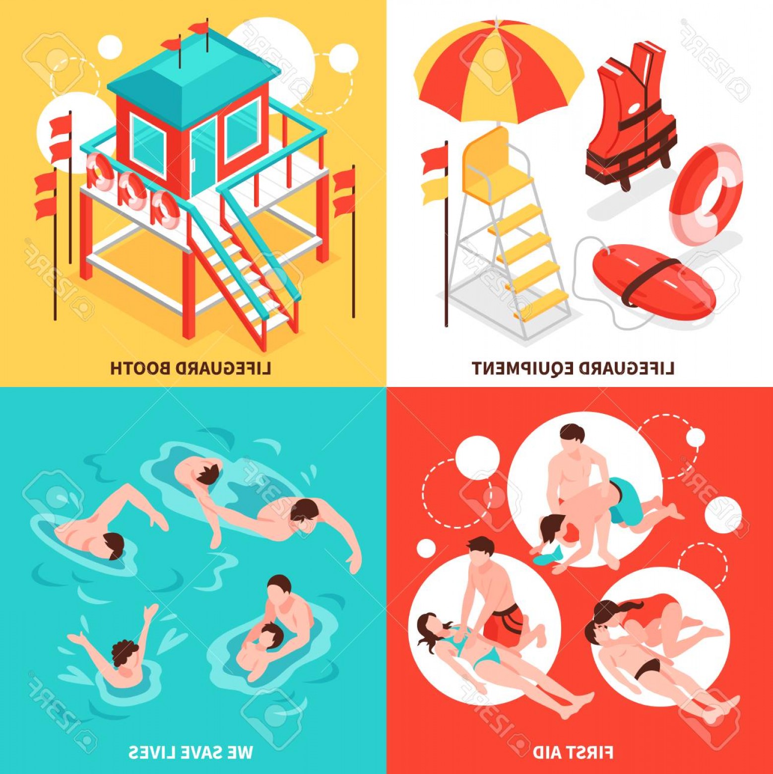 1558x1560 Vector Beach Lifeguard Catamart