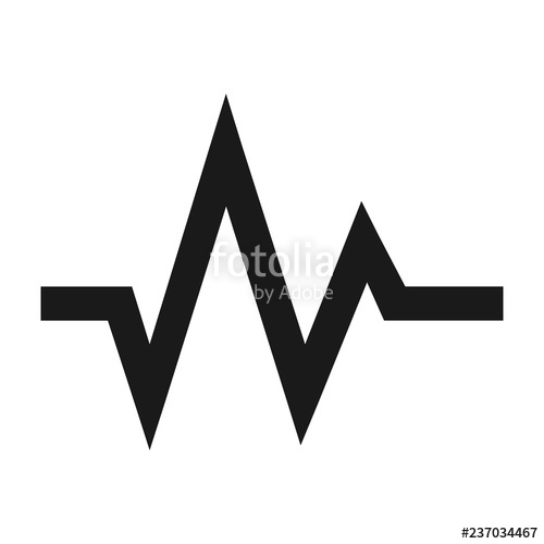 500x500 Heartbeat Lifeline Monitor Icon Outline Stock Image And Royalty