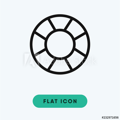 Lifesaver Vector Icon 500x500 Lifesaver Vector Icon