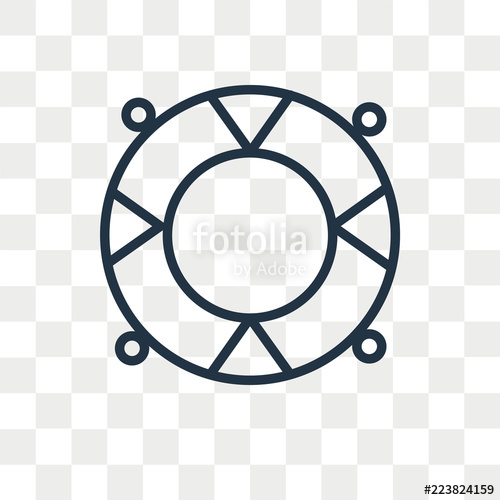 Lifesaver Vector Icon Isolated On Transparent Background 500x500 Lifesaver Vector Icon Isolated On Transparent Background
