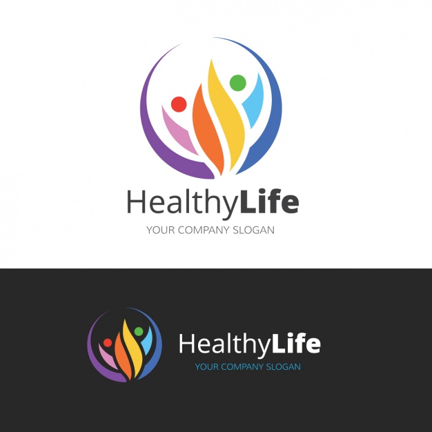 626x626 Logo About A Healthy Lifestyle Vector Free Download