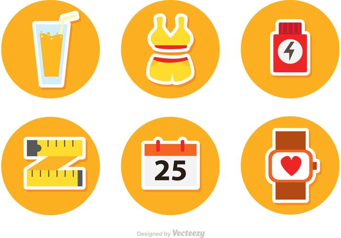 700x490 Circulr Healthy Lifestyle Vector Icons