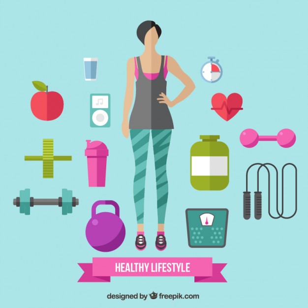 626x626 Healthy Lifestyle Vector Free Download