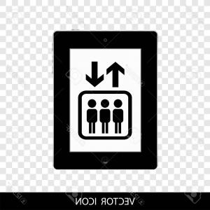 300x300 Photostock Vector Lift Vector Icon Isolated On Transparent
