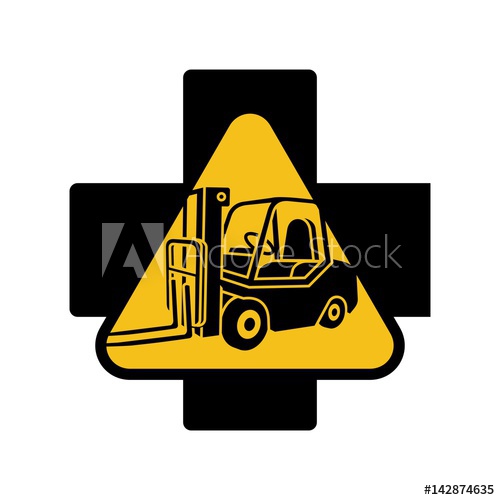 500x500 Fork Lift Logo Vector