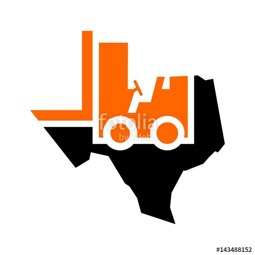 500x500 Fork Lift Logo Vector Texas Logo Stock Image And Royalty Free