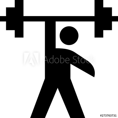 One Arm Lift Vector Icon 500x500 One Arm Lift Vector Icon