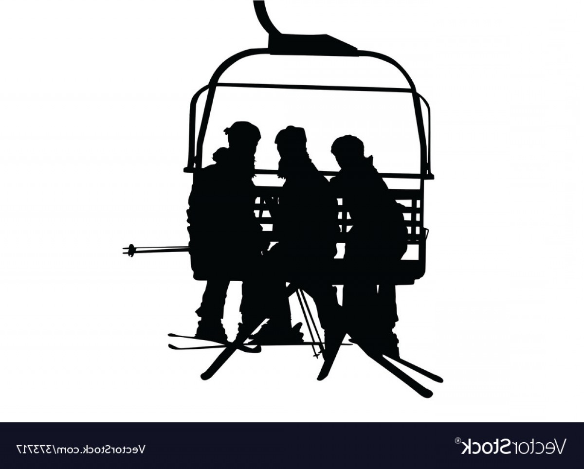 Ski Lift And People Vector Cqrecords 1200x964 Ski Lift And People Vector Cqrecords