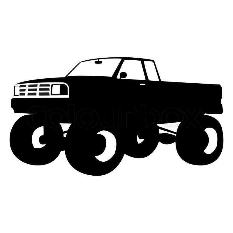 Lifted Truck Vector at Vectorified.com | Collection of Lifted Truck