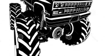 367x195 Lifted Truck Drawings Vector Archives
