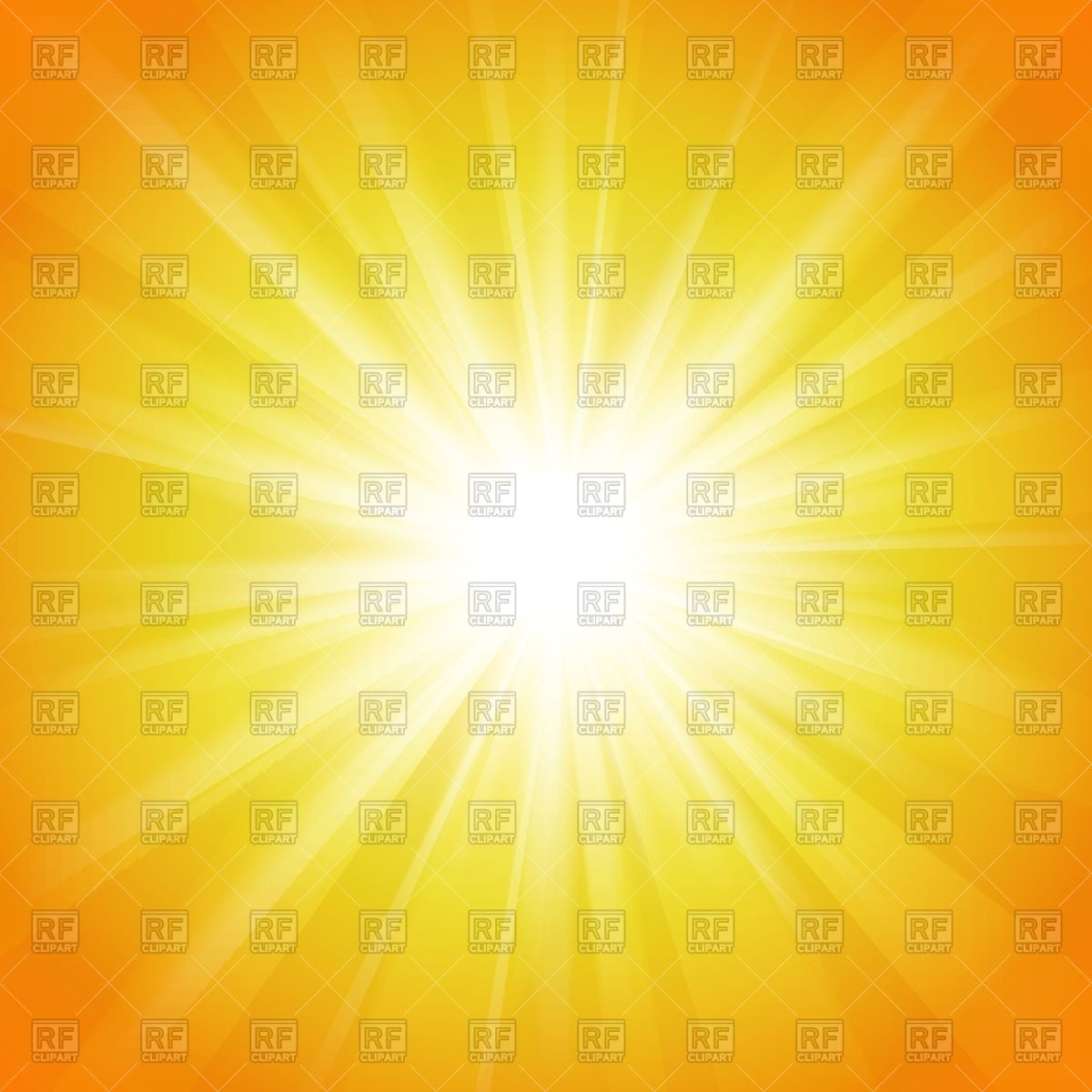 1200x1200 Bright Flash Of Light On Orange Background Vector Image