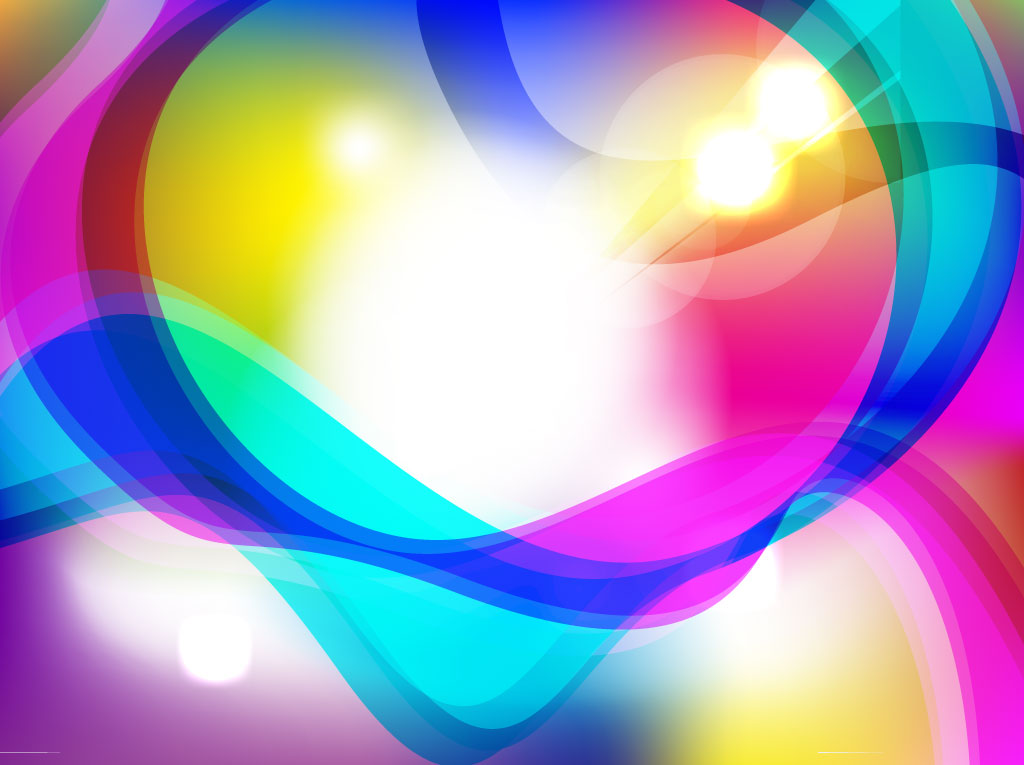 1024x765 Colorful Lights Background Vector Art Graphics