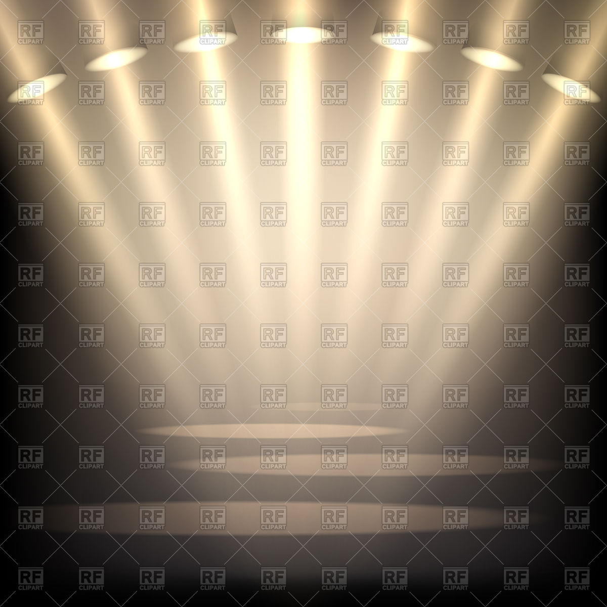 1200x1200 Golden Stage Light Background Vector Image Of Backgrounds