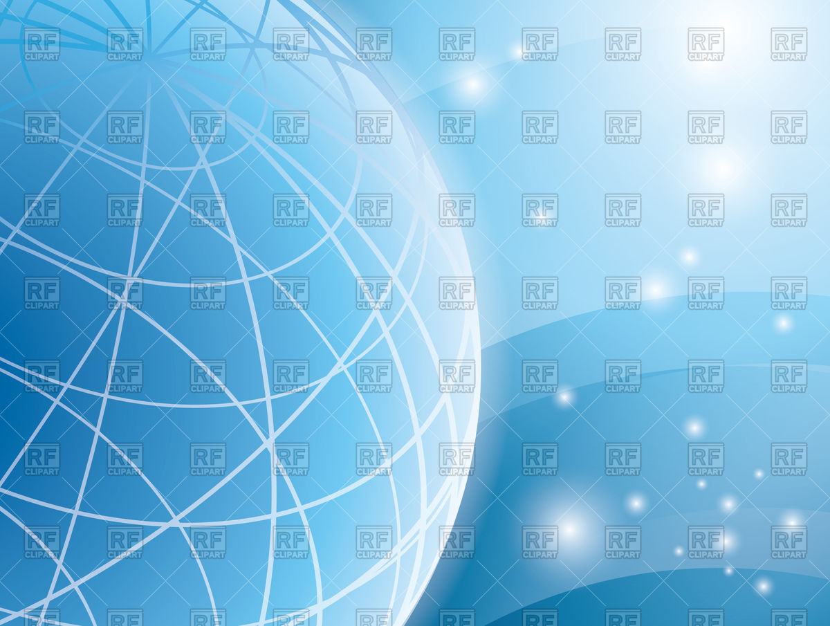 1200x905 Abstract Light Blue Background With Globe Vector Image