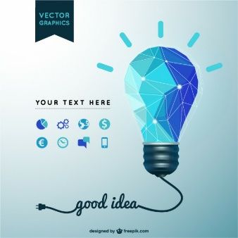 Good Idea Vector With Light Bulb Geometric Sketch Inspo 338x338 Good Idea Vector With Light Bulb Geometric Sketch Inspo
