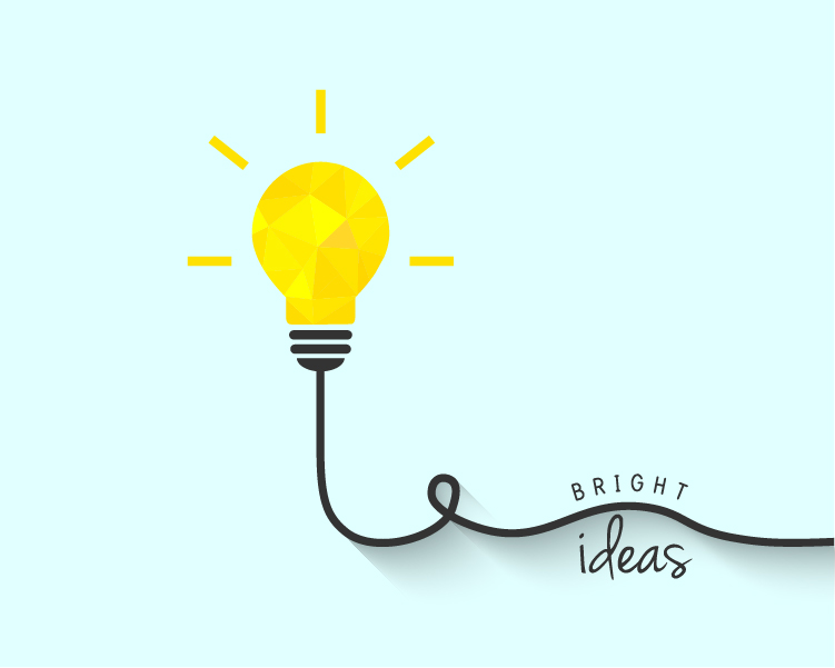 Light Bulb With Ideas Vector Template Free Download 751x601 Light Bulb With Ideas Vector Template Free Download