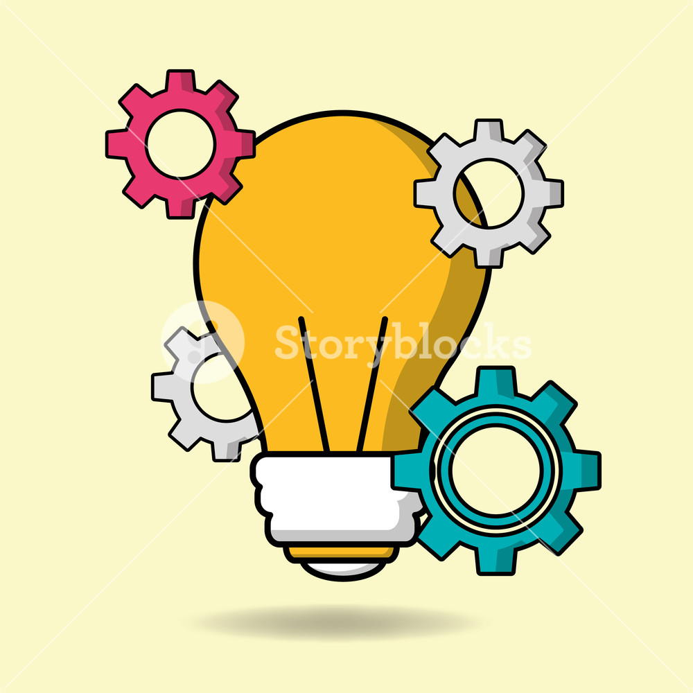 Success Business Creative Colors Wheels Light Bulb Idea Vector 1000x1000 Success Business Creative Colors Wheels Light Bulb Idea Vector