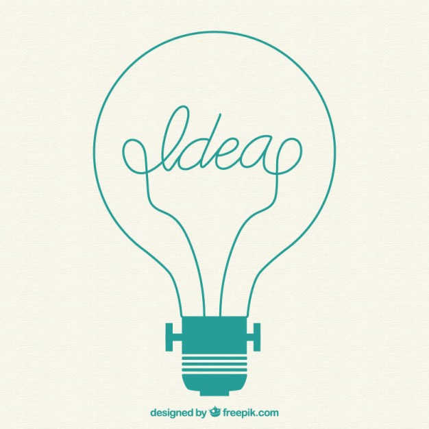 Creative Light Bulb Vector Free Download 626x626 Creative Light Bulb Vector Free Download