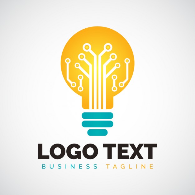 626x626 Light Bulb Shape Logo Vector Free Download