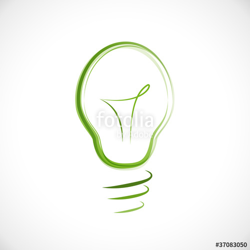 500x500 Logo Energy Efficient Light Bulb