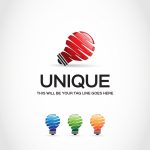 150x150 Light Bulb Logo Design Bulb Brain Logo Design Creative Light Stock